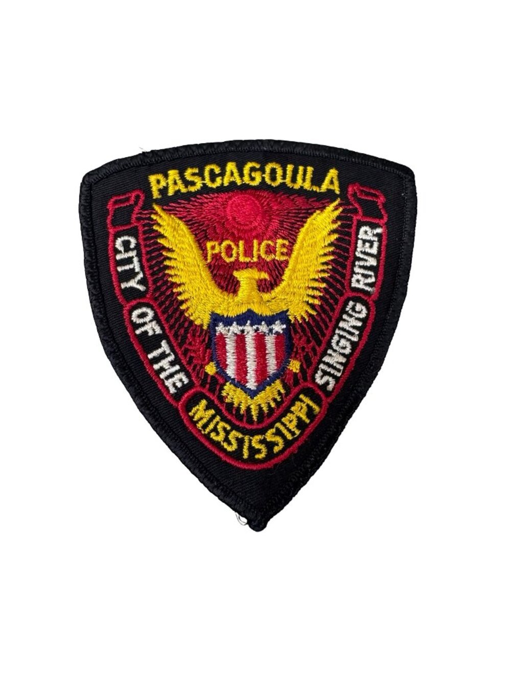 Pascagoula Police Patch City Of The Mississippi Singing River Embroidered Badge